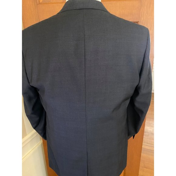 Jos. A. Bank 100% Wool Sport Coat Men 43LG Charcoal Two-Button‎ Blazer Jacket - Picture 8 of 16